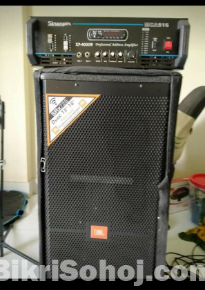 Stranger proffessional amlifier and Sp-2 Single sound box.